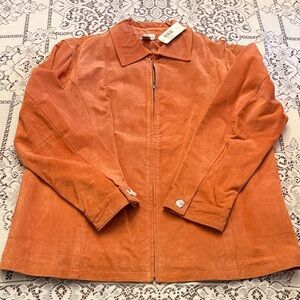Chico’s 100% Leather Suede Jacket